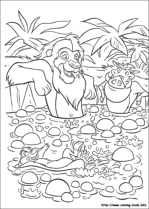 The Lion King coloring picture